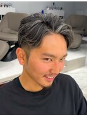 アップバング/ツーブロック/ハイライトカラー
