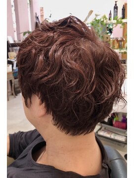 ドゥ スタイル 三国ヶ丘店(Duex Style) 夏のエネルギッシュショート!カット×白髪暈しイルミナ×パーマ