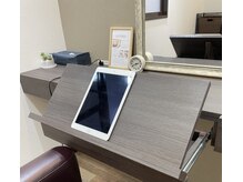 雑誌がiPadで読み放題！各席に一台♪お子様同伴もOKです♪