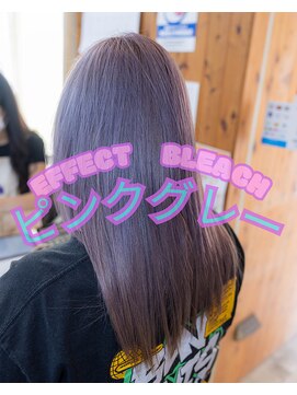 ヘアーメイク ダンス(hair make DANCE) 理想のピンクグレーにしたい人集合!