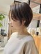 クロア 奈良店(CRoirE NARA)の写真/【奈良駅徒歩5分】繊細なベースカットは乾かすだけでキマる☆キレイなシルエットでスタイリングも簡単♪