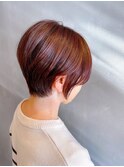 自然なツヤとやわらかい質感◎上品ショートボブ