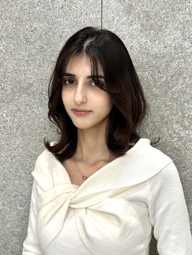 ディオ アンド ルーチェ アット(Dio&Luce at.) チョコブラウン×くびれヘア