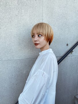 ディジョン 自由ヶ丘(Dijon) 韓国顔まわりレイヤーカットグレージュオリーブベージュブラウン