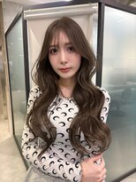 リリー(Lilley) 【稲永麻衣】レイヤーカット+顔まわり+ダブルカラー+韓国ヘア