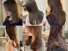 透明感と艶感にこだわりあり◎トレンドの抜け感もお任せください