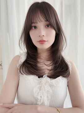 バイオレット 表参道店(Violet) ブリーチなしロングレイヤー小顔ハッシュレイヤーカット