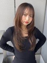 キイ ギンザ(k.e.y GINZA)&nbsp;ロングシャギーレイヤー/顔周りレイヤー/レイヤーカット