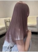 インナーカラー/トリートメント/デザインカラー/ペールピンク