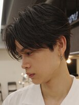 アンサー 原宿(ANSWER)&nbsp;メンズ髪質改善縮毛矯正シースルーセンターパート韓国ヘア