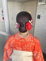 フェリーチェ 六本木店(Felice)&nbsp;タイトヘア タイトシニヨン シニヨン 浴衣ヘア 袴ヘア 訪問着