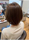 【30代40代の大人ショート】くびれミディアムヘア柔らか質感#1