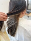 インナーカラー×グレージュベージュ【鳳】