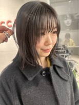 トリッカ シブヤ(TRICCA SHIBUYA)&nbsp;大人ボブ渋谷レイヤーカットミディアムボブブラウンベージュ