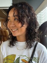 フィルム(FiLMs)&nbsp;ミディアムパーマ/スパイラルパーマ/ブラウンカラー