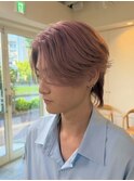 3. パープルピンク/メンズマッシュ/ニュアンスパーマ