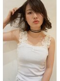 パツッとボブ『束感重視、微酸性ツヤカラー』