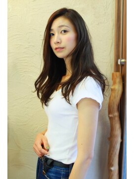 トヌコア ルア 下北沢店(TONUKOA RUA) 【TonukoaRua】Aラインの大人可愛いグレージュロングスタイル☆