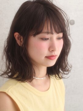 シオン 天神大名(sion) ニュアンスパーマ×ボブ