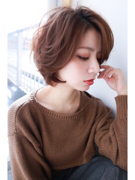 オーシャン(Ocean) [OCEAN Hair&Life]大人かわいいひし形ショートボブ×ゆるカール