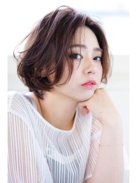 イロドリ ヘアーデザイン(IRODORI hair design) IRODORI　大人可愛いショートボブ　［西尾一寛］