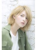 【石田勇士郎】ハイトーンウルフショートボブ
