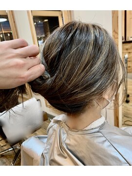 セシルヘアー(CECIL hair) CECIL 下北沢　くくっても見えるハイライト