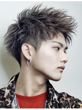 リップス 表参道店(LIPPS) 刈り上げツーブロック前下がりマッシュツイストスパイラルパーマ