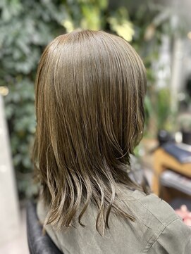 シェル 吉祥寺(shell) 透明感オリーブベージュ