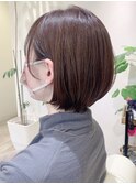 【I.】30代から大人女性おすすめあごライン前下がりショートボブ