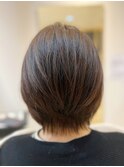 30代40代大人可愛い髪質改善カラーラベンダーグレージュ透明感