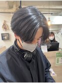 センターパート/メンズパーマ/大倉山
