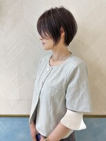 ロンド ストラーダ 心斎橋(Lond strada)&nbsp;ショート×ハイライト白髪ぼかし×シルキーベージュ[心斎橋]