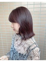 ヘアサロン ガリカ 表参道(hair salon Gallica) 【mami】艶髪大人ラベンダーグレー/ブリーチなしダブルカラー