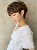 ふんわりパーマ×マッシュショート【NAYUMI】