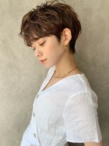 バンプ ギンザ(BUMP GINZA)&nbsp;ふんわりパーマ×マッシュショート【NAYUMI】