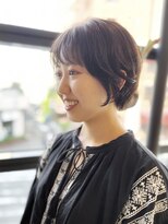 ニーイチイチ(211)&nbsp;くびれショート/まるみショート暗めカラー/ダークアッシュ