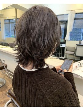 コラン 中目黒(collan) ミディアムウルフパーマ