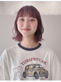 艶カラー♪ミディアムボブ