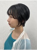 小顔ショートボブ