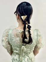 ヘアセット&メイク専門店 カスミ(Kasumi)&nbsp;タイトめツイン編みおろし