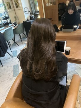 ロンド パルティール 大宮(Lond partir) 前髪カタログアンブレラカラーこなれミディウェーブパーマ大宮