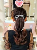 ゆるふわポニーテール