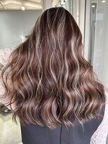 エトラ 渋谷店(etora)&nbsp;小顔へア アッシュカラーグレージュハイライトカラー◎