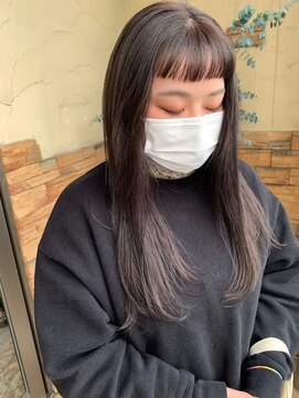 マイ ヘア デザイン 岡崎(MY hair design) 切りっぱなしボブ/エアリーロング/美髪/ピンクブラウン/岡崎