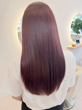 ロル キョウト(L'or Kyoto) ワインレッド　髪質改善カラー　暖色系カラー