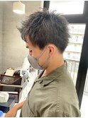 メンズアップバング