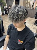 マッシュ、ツイストスパイラルパーマ
