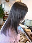 ハイライトバレイヤージュダブルカラーケアブリーチ30代40代
