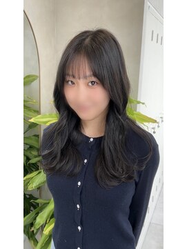 エレノア 枚方(Eleanor) くびれヘア/くびれ巻き/グレージュ/ロング